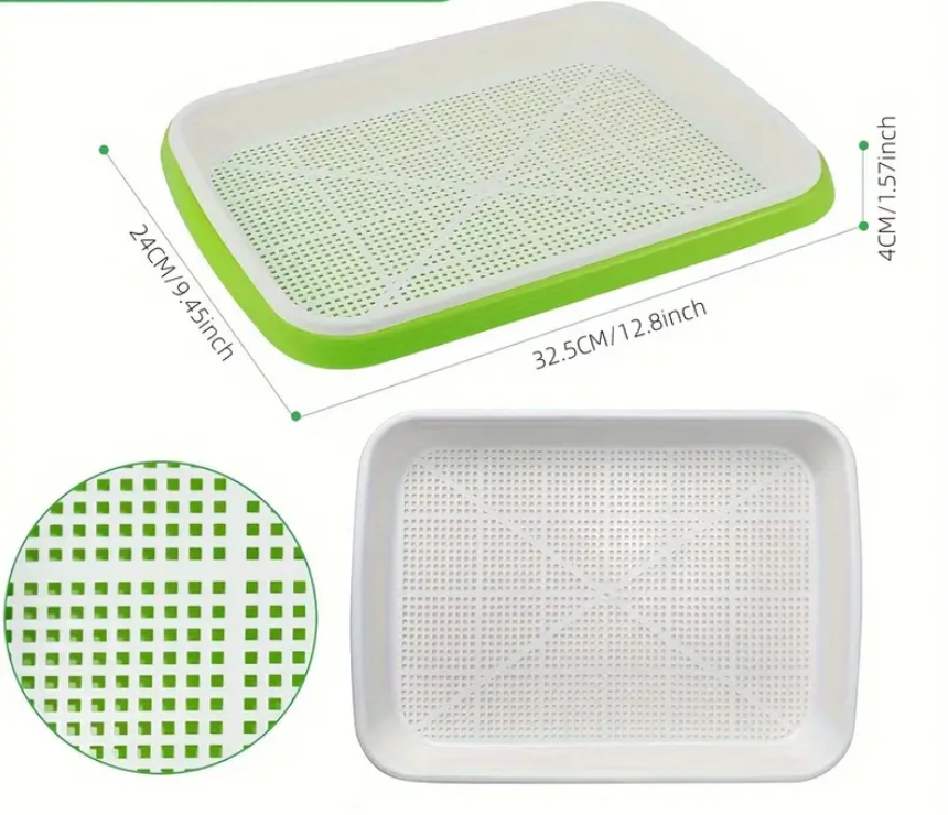 SABZA Hydroponic Microgreen Tray (Set of 4) - Image 4