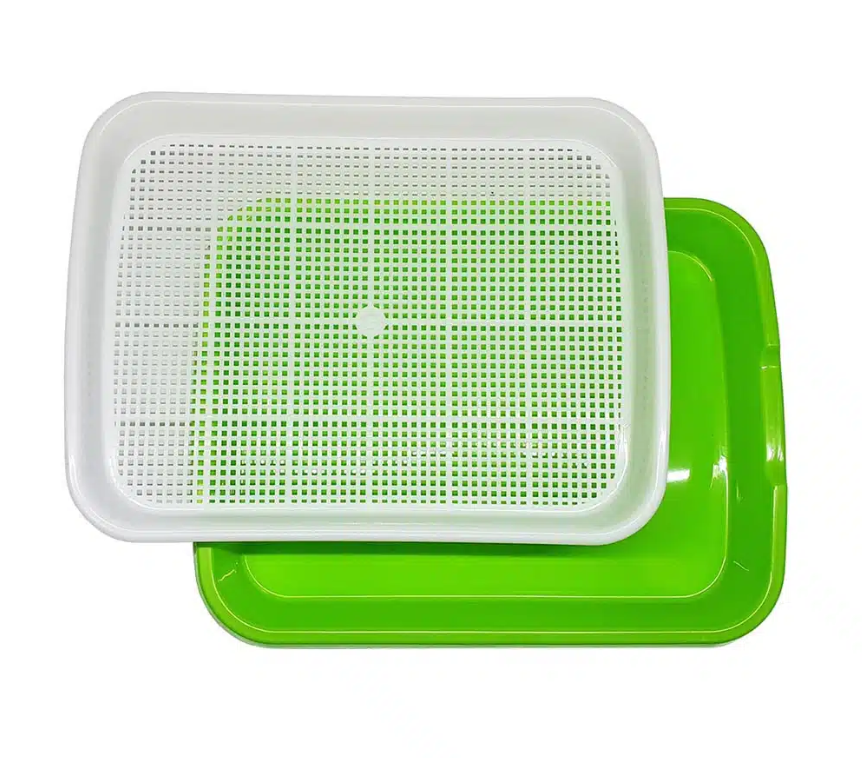 SABZA Hydroponic Microgreen Tray (Set of 4)